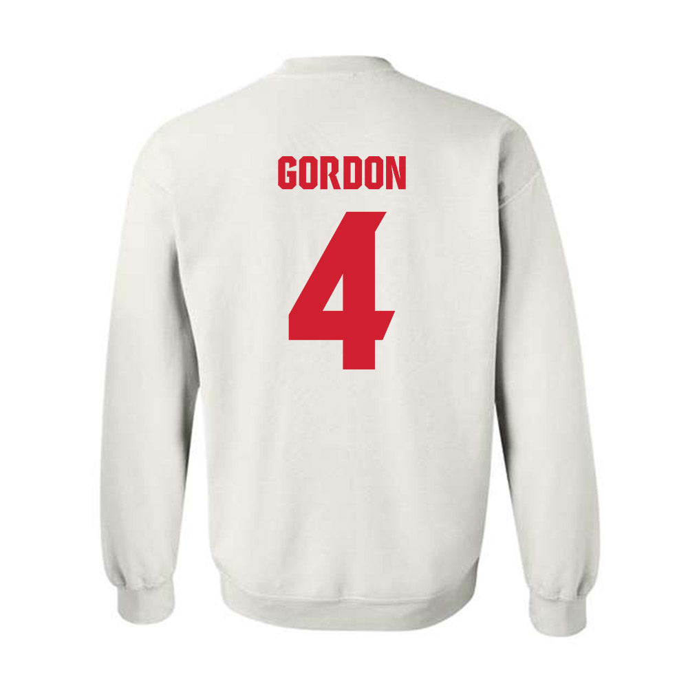 NC State - NCAA Men's Soccer : Joshua Gordon - NCAA® National Champs Crewneck Sweatshirt-1