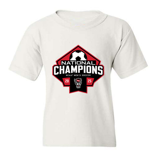 NC State - NCAA Men's Soccer : Tom Wingate - NCAA® National Champs Youth T-Shirt-0