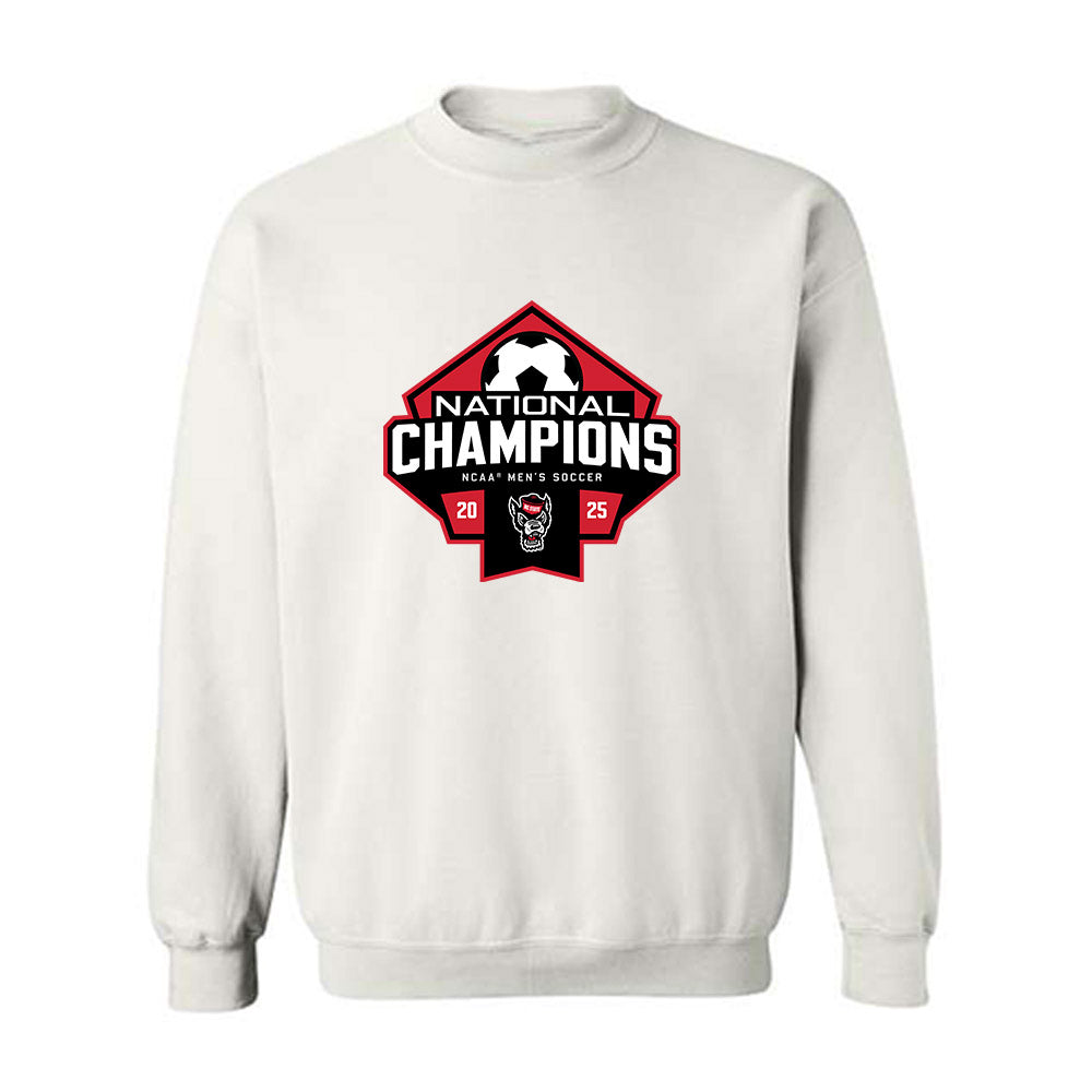 NC State - NCAA Men's Soccer : Joshua Gordon - NCAA® National Champs Crewneck Sweatshirt-0