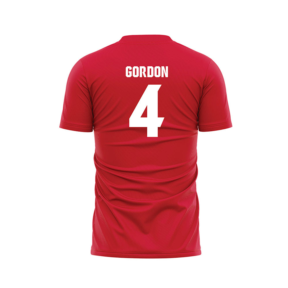 NC State - NCAA Men's Soccer : Joshua Gordon - NCAA® National Champs Soccer Jersey-1