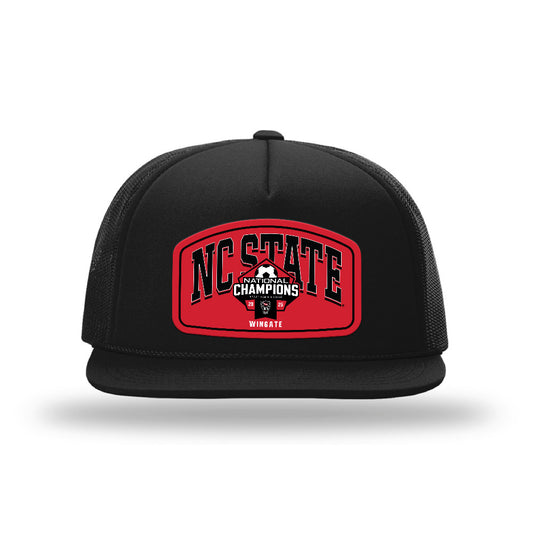 NC State - NCAA Men's Soccer : Tom Wingate - NCAA® National Champs Foamie Trucker Cap-0