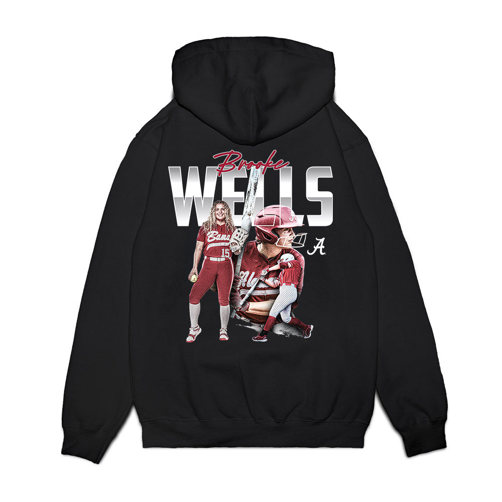 Alabama - NCAA Softball : Brooke Wells - Premium Hooded Sweatshirt-1
