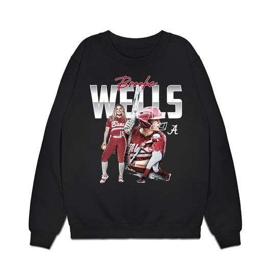 Alabama - NCAA Softball : Brooke Wells - Premium Crewneck Sweatshirt-0