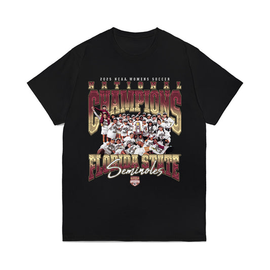 FSU - NCAA Women's Soccer : - 2025 National Champions Comfort Colors T-Shirt-0