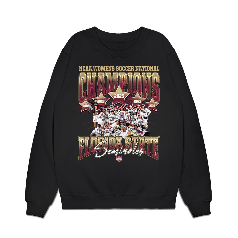 FSU - NCAA Women's Soccer : - 5x National Champions Premium Crewneck Sweatshirt-0