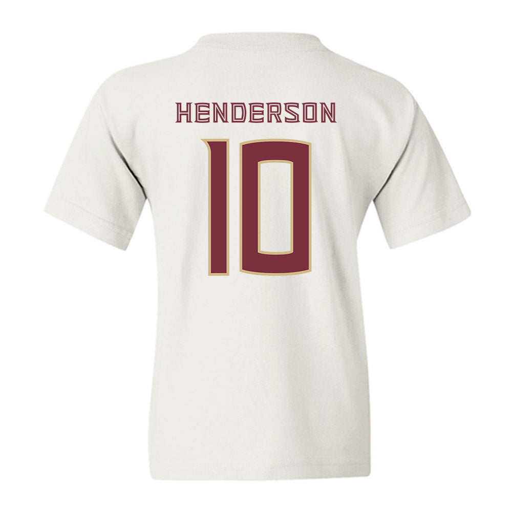 FSU - NCAA Women's Soccer : Ashley Henderson - Classic Shersey Youth T-Shirt-1