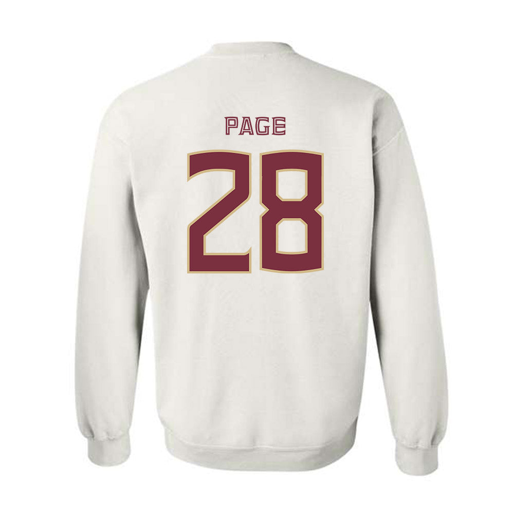 FSU - NCAA Women's Soccer : Olivia Page - Classic Shersey Crewneck Sweatshirt-1