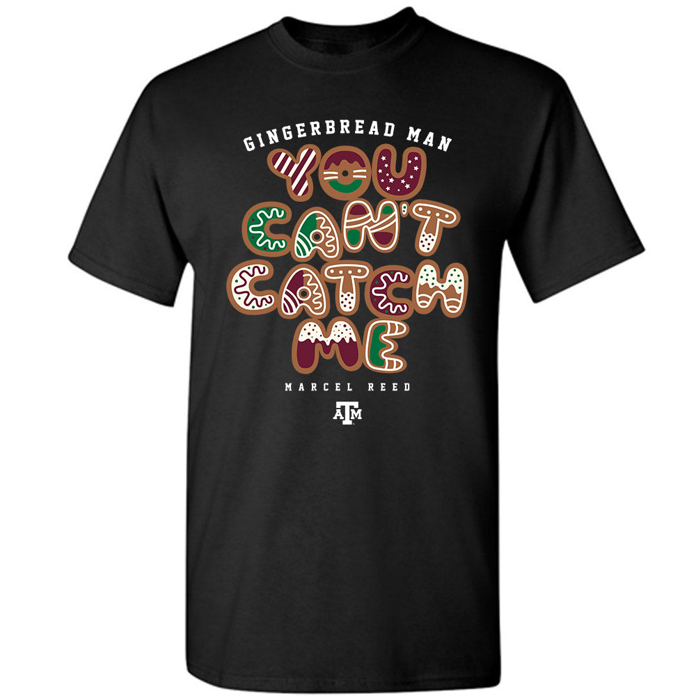 Texas A&M - NCAA Football : Marcel Reed - The Gingerbread Man T-Shirt-0