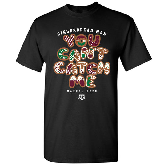 Texas A&M - NCAA Football : Marcel Reed - The Gingerbread Man T-Shirt-0