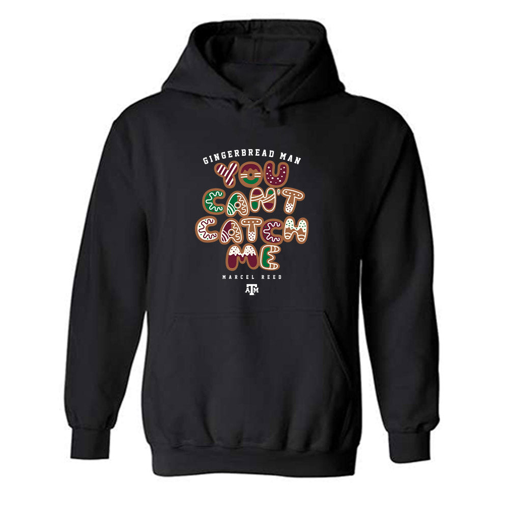 Texas A&M - NCAA Football : Marcel Reed - The Gingerbread Man Hooded Sweatshirt-0