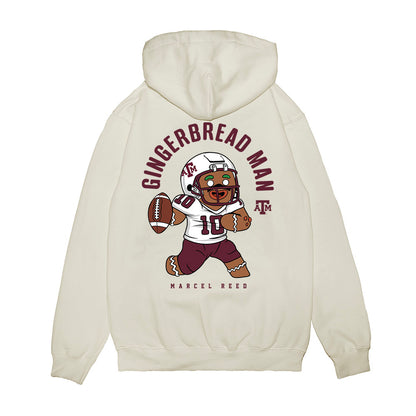 Texas A&M - NCAA Football : Marcel Reed - Gingerbread Man Premium Hooded Sweatshirt-1