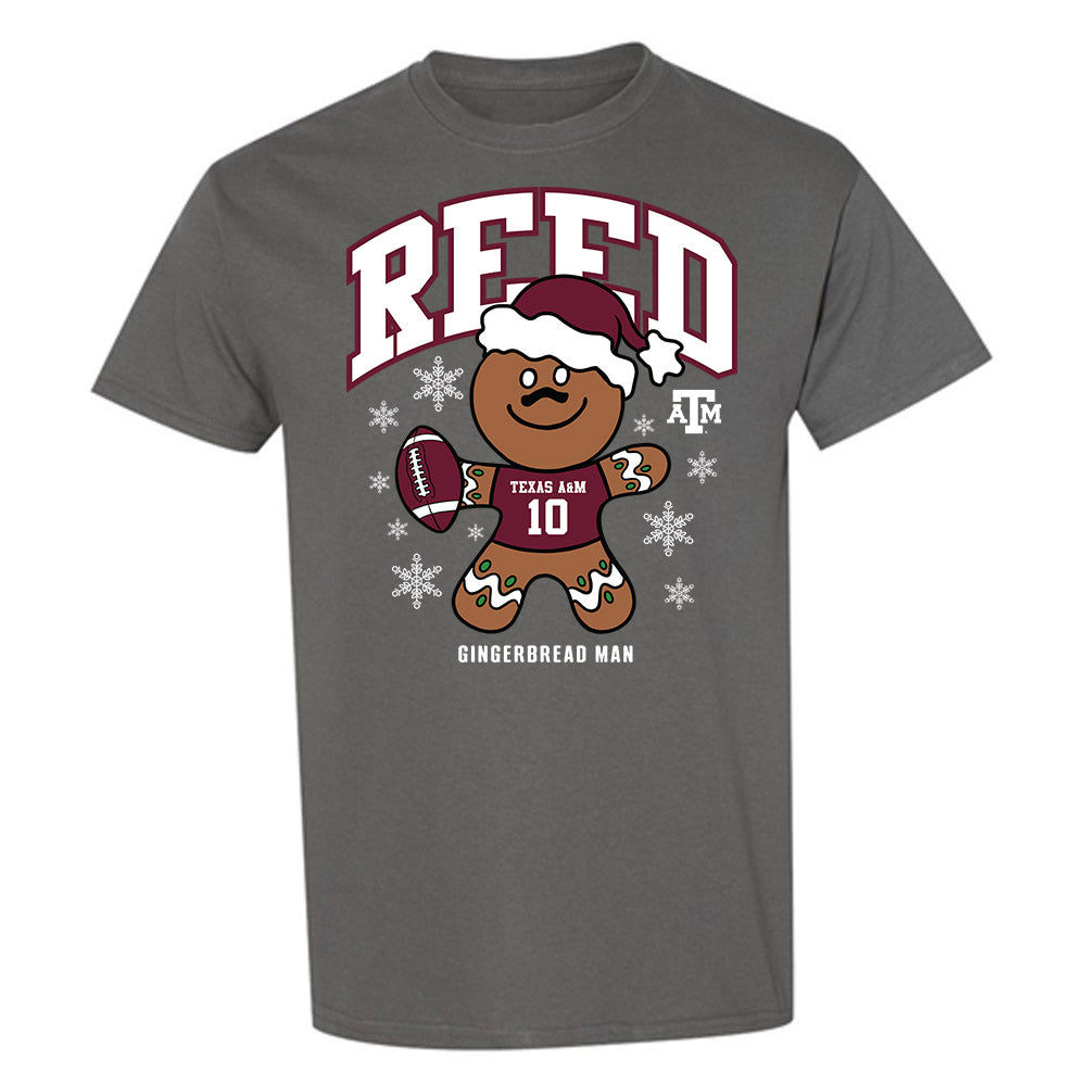 Texas A&M - NCAA Football : Marcel Reed - Gingerbread Man T-Shirt-0