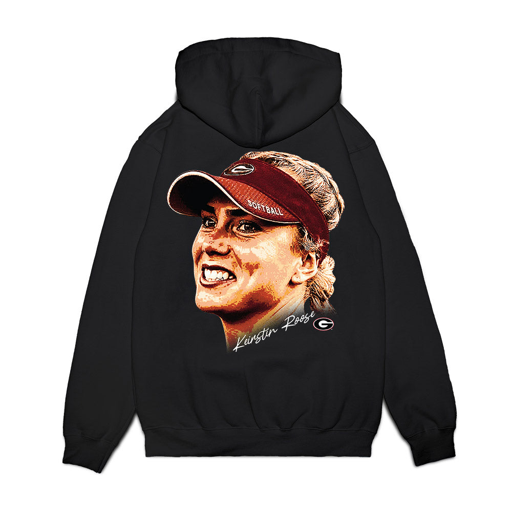 Georgia - NCAA Softball : Keirstin Roose - GameFace Premium Hooded Sweatshirt-1