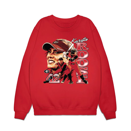 Georgia - NCAA Softball : Keirstin Roose - Collage Premium Crewneck Sweatshirt-0