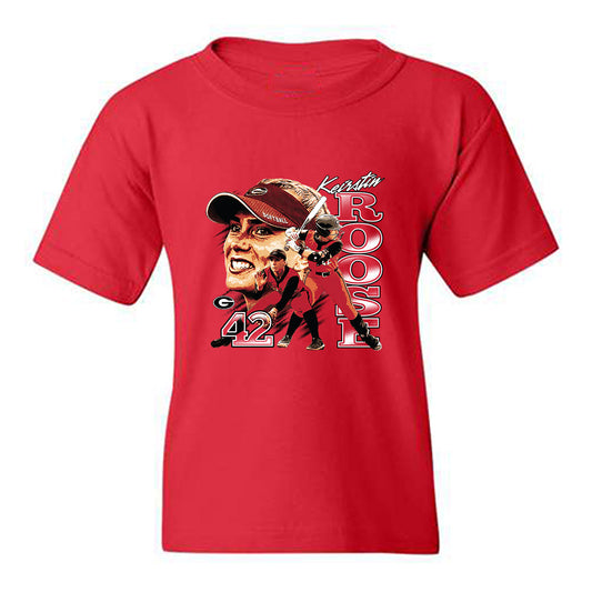 Georgia - NCAA Softball : Keirstin Roose - Collage Youth T-Shirt-0