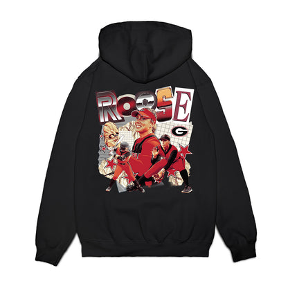 Georgia - NCAA Softball : Keirstin Roose - Cutout Collage Premium Hooded Sweatshirt-1