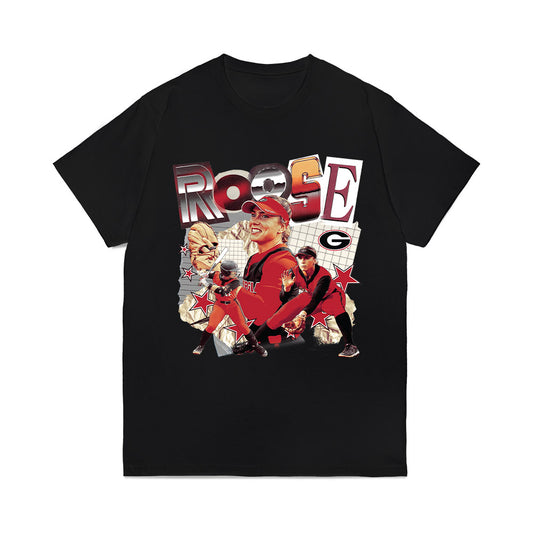 Georgia - NCAA Softball : Keirstin Roose - Cutout Collage Comfort Colors T-Shirt-0