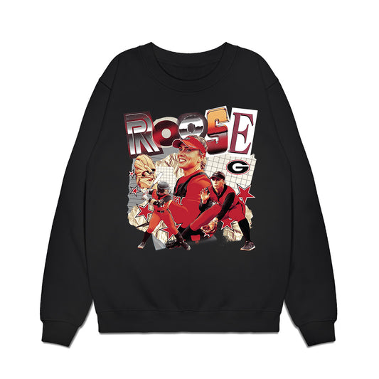 Georgia - NCAA Softball : Keirstin Roose - Cutout Collage Premium Crewneck Sweatshirt-0