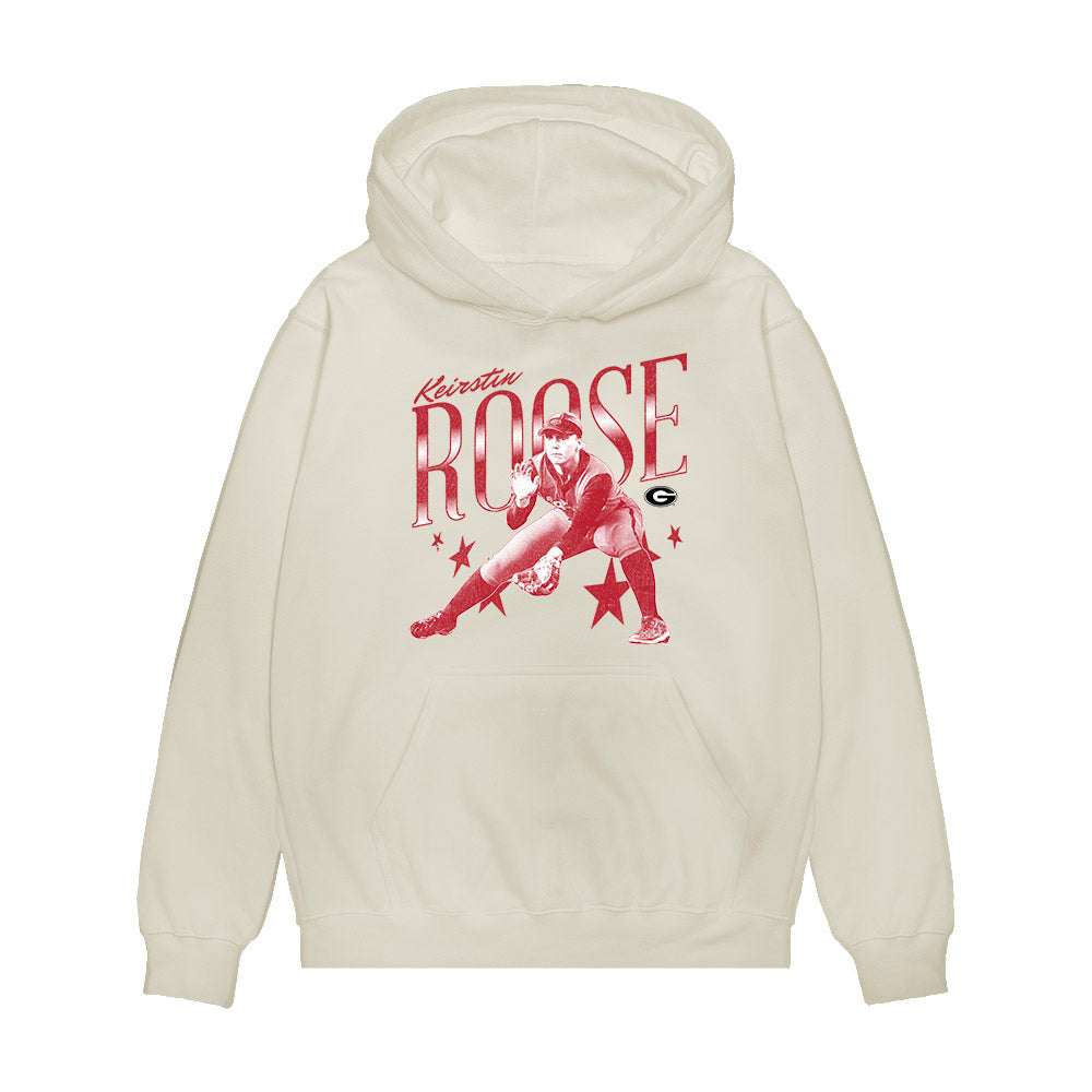 Georgia - NCAA Softball : Keirstin Roose - Graphic Premium Hooded Sweatshirt-0