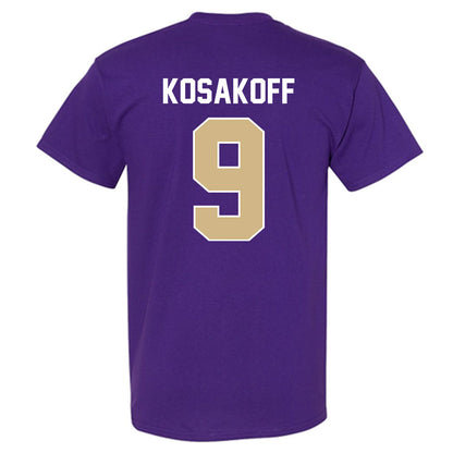 Washington - NCAA Men's Soccer : Charlie Kosakoff - NCAA® 2025 National Champs T-Shirt-1
