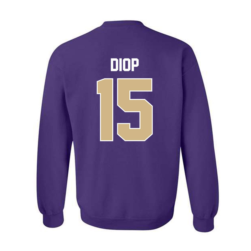 Washington - NCAA Men's Soccer : Mani Diop - NCAA® 2025 National Champs Crewneck Sweatshirt-1