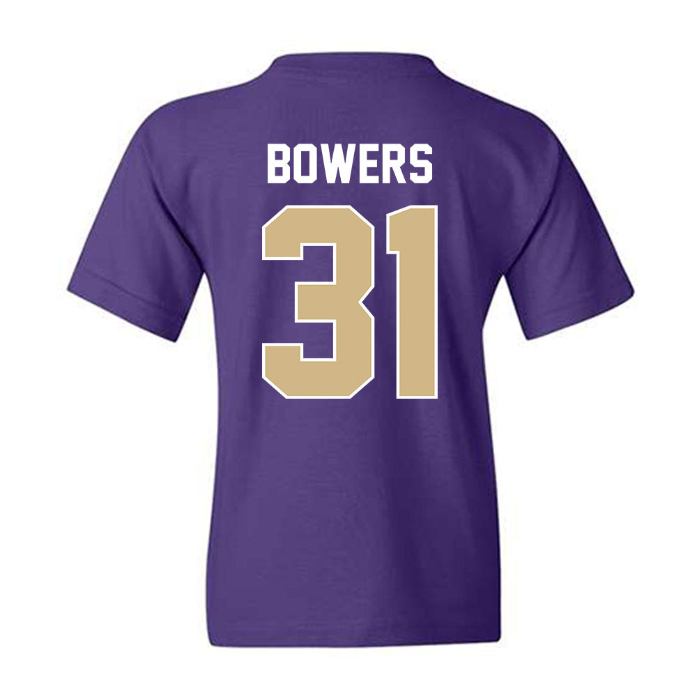Washington - NCAA Men's Soccer : Brecken Bowers - NCAA® 2025 National Champs Youth T-Shirt-1