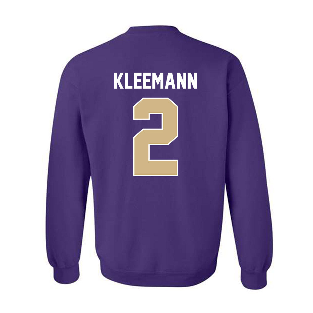Washington - NCAA Men's Soccer : Philip Kleemann - NCAA® 2025 National Champs Crewneck Sweatshirt-1