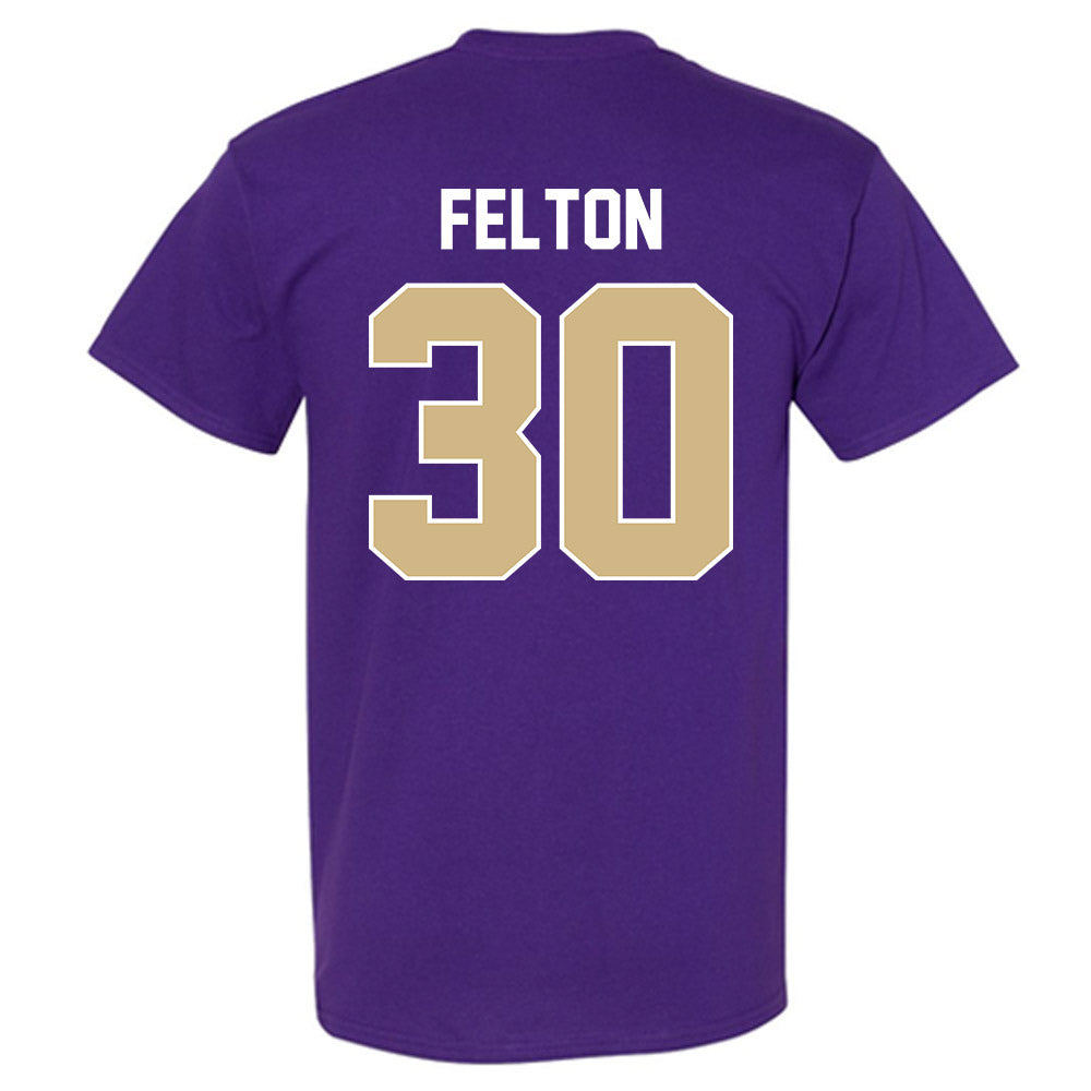 Washington - NCAA Men's Soccer : Jaeger Felton - NCAA® 2025 National Champs T-Shirt-1