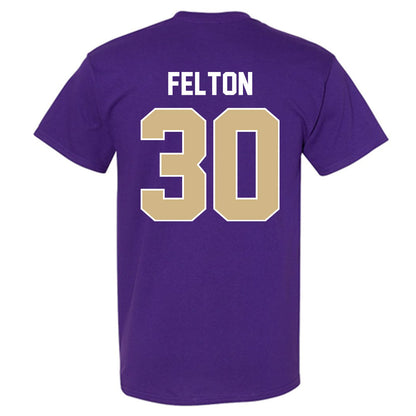 Washington - NCAA Men's Soccer : Jaeger Felton - NCAA® 2025 National Champs T-Shirt-1