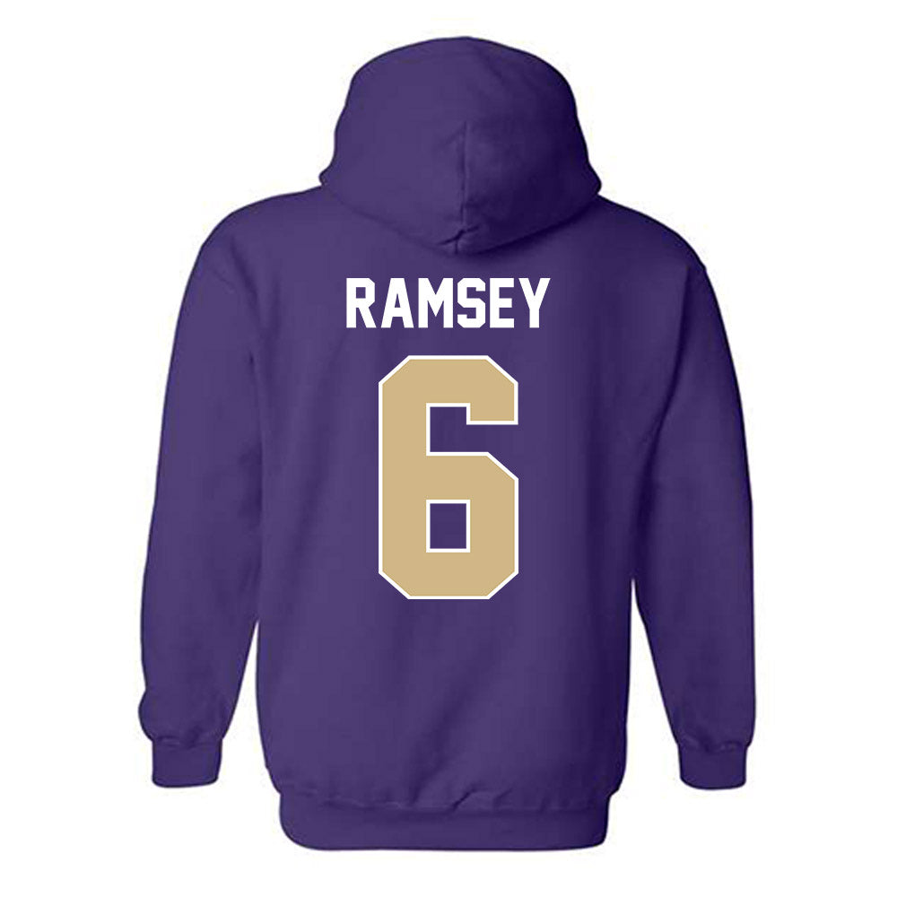 Washington - NCAA Men's Soccer : Zach Ramsey - NCAA® 2025 National Champs Hooded Sweatshirt-1