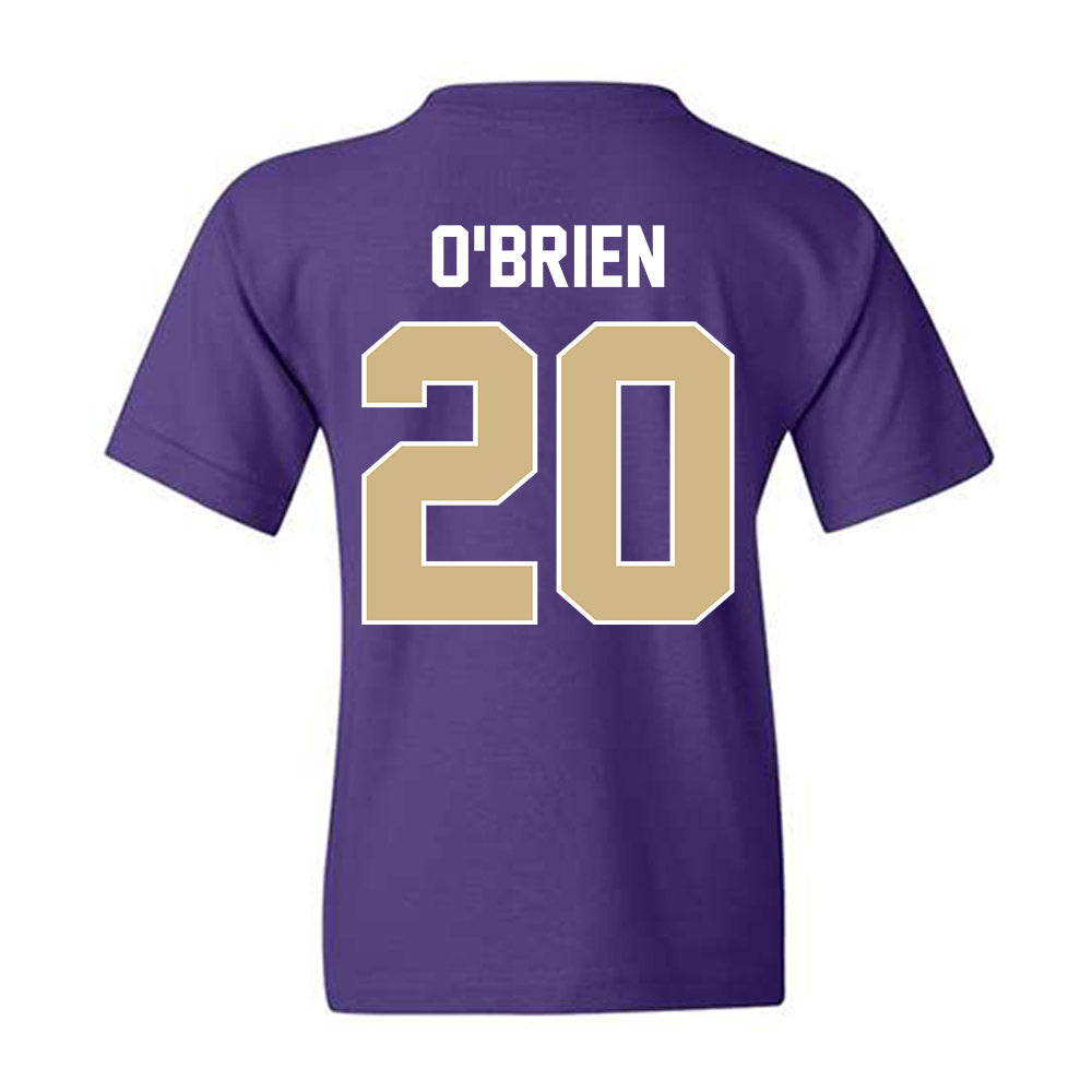 Washington - NCAA Men's Soccer : Nick O'Brien - NCAA® 2025 National Champs Youth T-Shirt-1