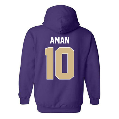 Washington - NCAA Men's Soccer : Richie Aman - NCAA® 2025 National Champs Hooded Sweatshirt-1