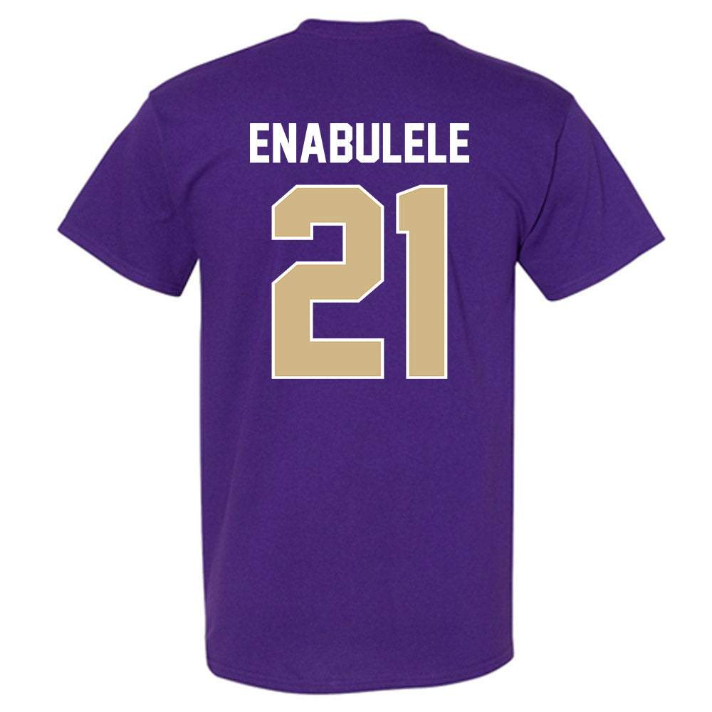 Washington - NCAA Men's Soccer : Osato Enabulele - NCAA® 2025 National Champs T-Shirt-1