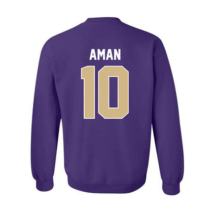 Washington - NCAA Men's Soccer : Richie Aman - NCAA® 2025 National Champs Crewneck Sweatshirt-1