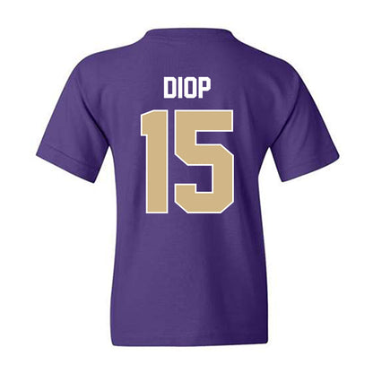 Washington - NCAA Men's Soccer : Mani Diop - NCAA® 2025 National Champs Youth T-Shirt-1