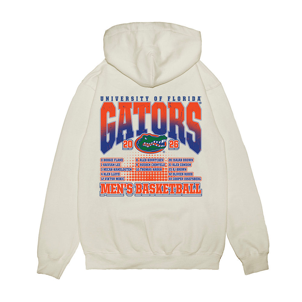 Florida - NCAA Men's Basketball : - Roster Premium Hooded Sweatshirt-1