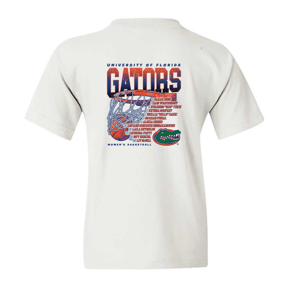 Florida - NCAA Women's Basketball : - Roster Youth T-Shirt-1