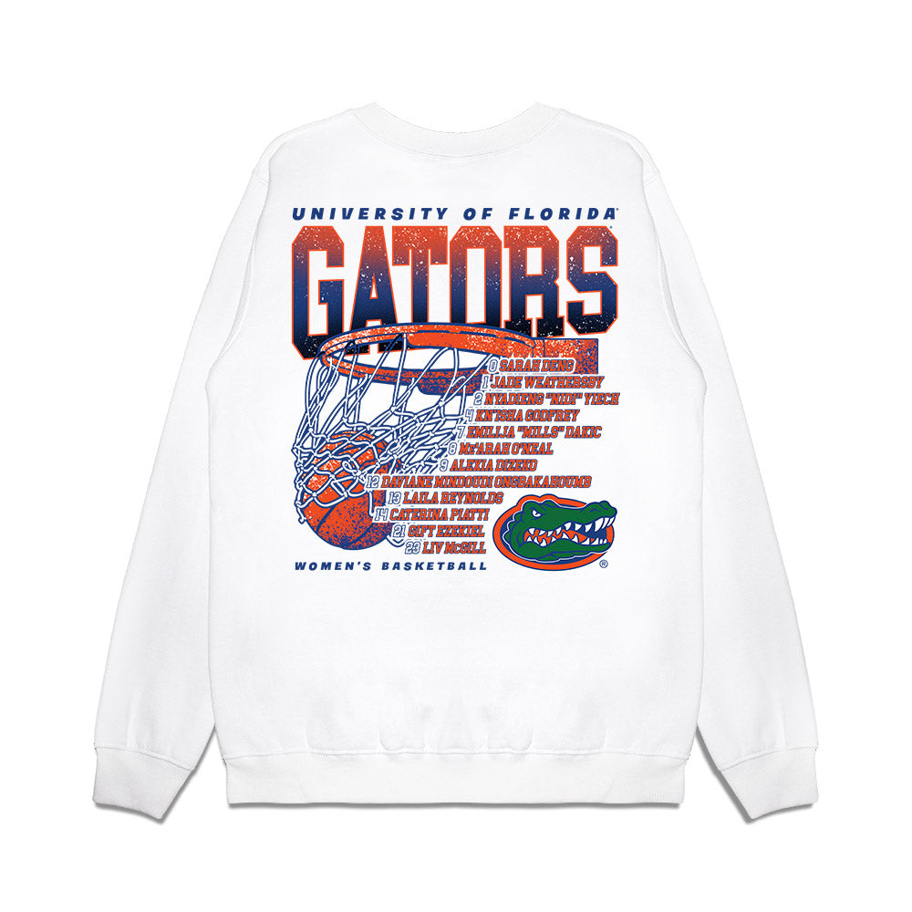 Florida - NCAA Women's Basketball : - Roster Premium Crewneck Sweatshirt-1
