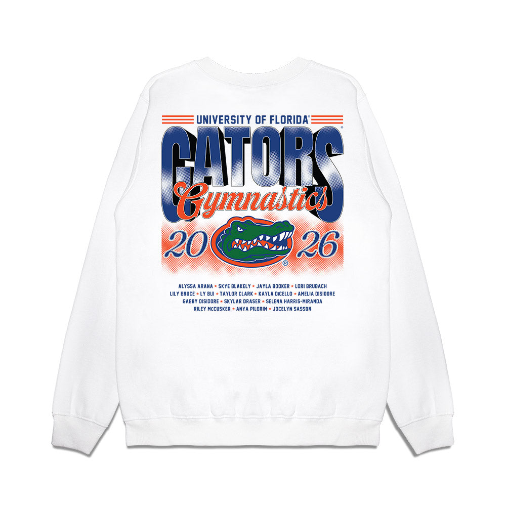 Florida - NCAA Women's Gymnastics : - Roster List Premium Crewneck Sweatshirt-1