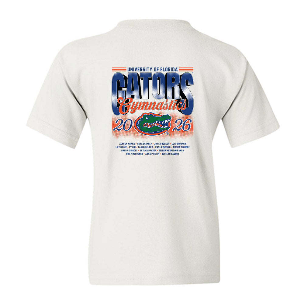 Florida - NCAA Women's Gymnastics : - Roster List Youth T-Shirt-1