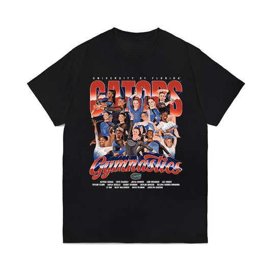 Florida - NCAA Women's Gymnastics : - Team Collage Comfort Colors T-Shirt-0