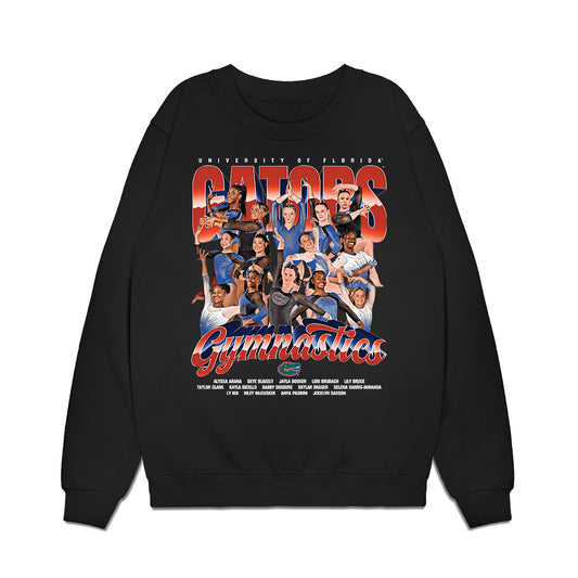 Florida - NCAA Women's Gymnastics : - Team Collage Premium Crewneck Sweatshirt-0