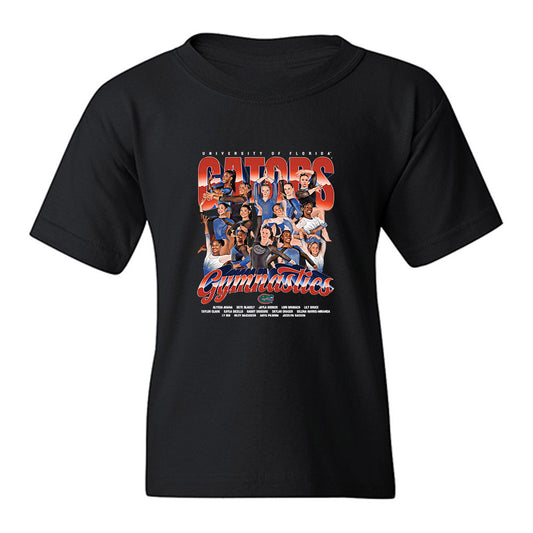 Florida - NCAA Women's Gymnastics : - Team Collage Youth T-Shirt-0