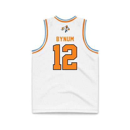 UTEP - NCAA Men's Basketball : Ahamad Bynum - White Basketball Jersey-1
