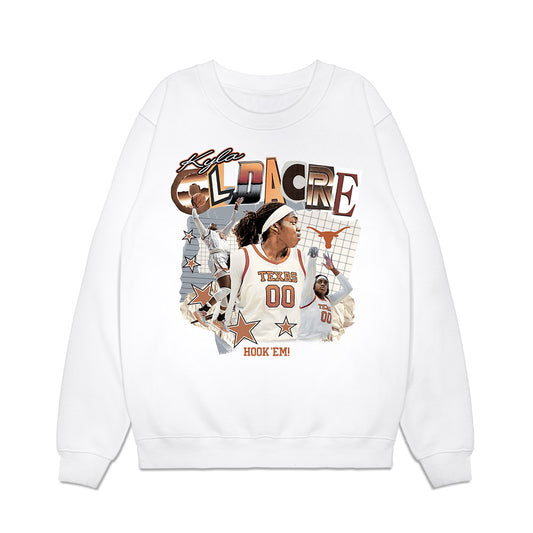 Texas - NCAA Women's Basketball : Kyla Oldacre - Collage Premium Crewneck Sweatshirt-0