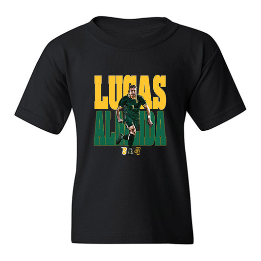 Siena - NCAA Men's Soccer : Lucas Almeida - Collage Youth T-Shirt-0