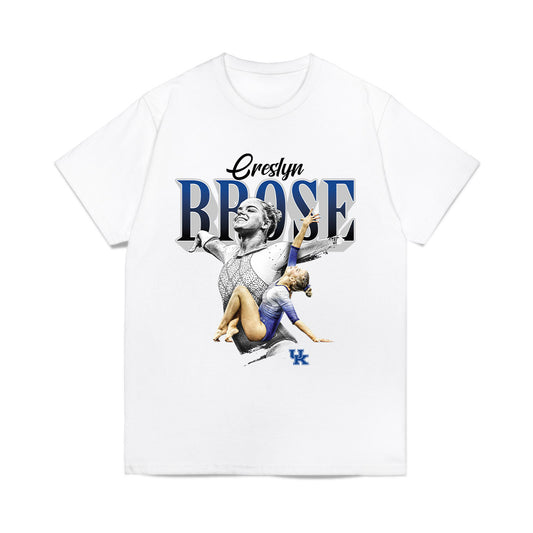 Kentucky - NCAA Women's Gymnastics : Creslyn Brose - Collage Comfort Colors T-Shirt-0