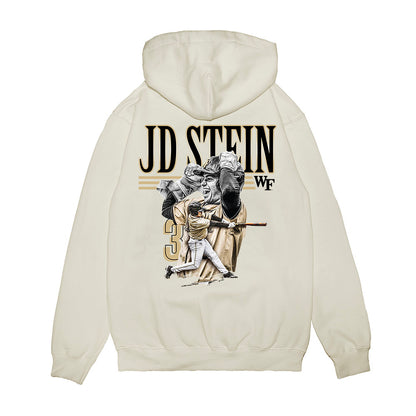 Wake Forest - NCAA Baseball : JD Stein - Collage Premium Hooded Sweatshirt-1