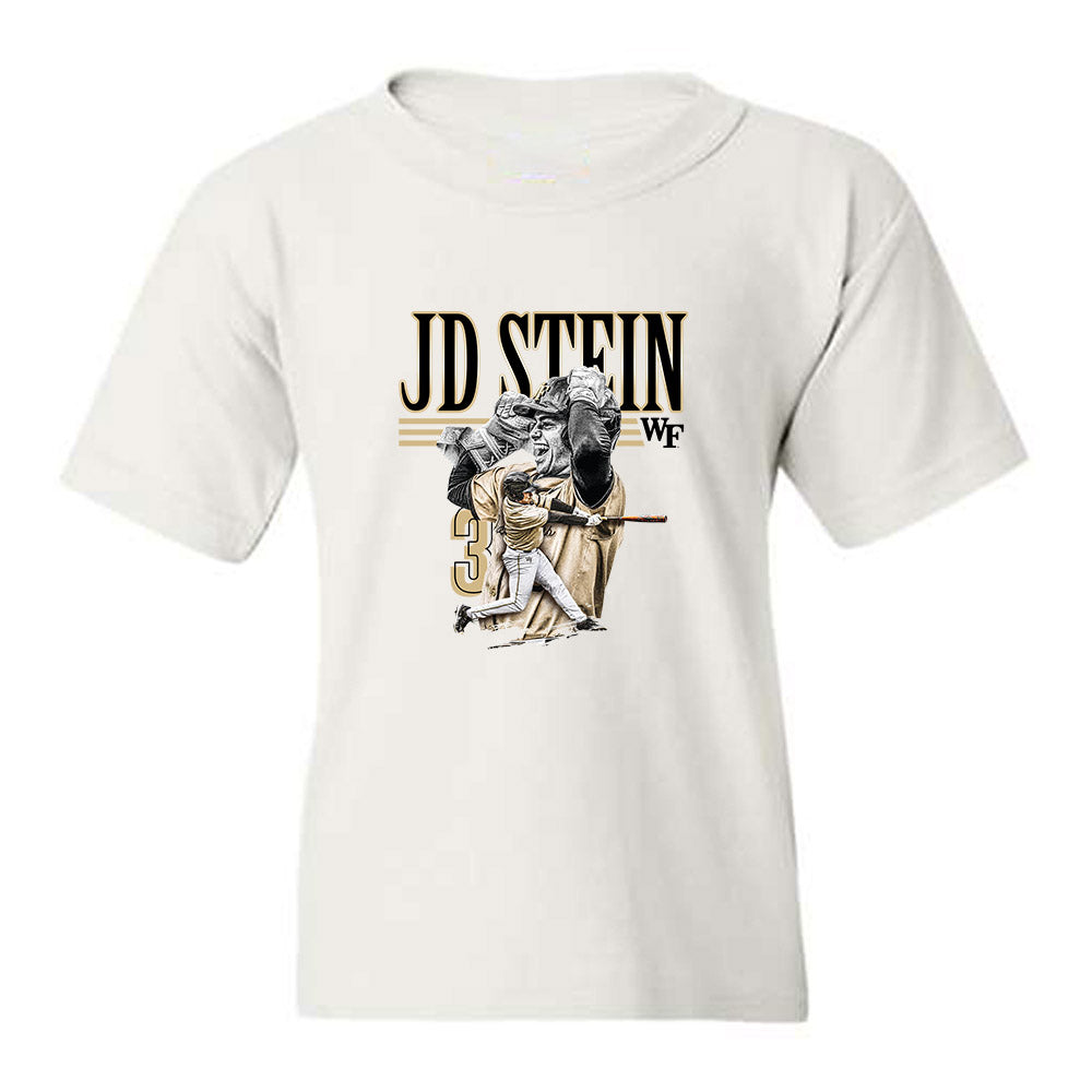 Wake Forest - NCAA Baseball : JD Stein - Collage Youth T-Shirt-0