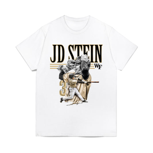 Wake Forest - NCAA Baseball : JD Stein - Collage Comfort Colors T-Shirt-0